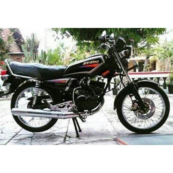 STRIPING RX KING LIST STICKER RX KING 2001 HITAM LOSTPACK OSEAN