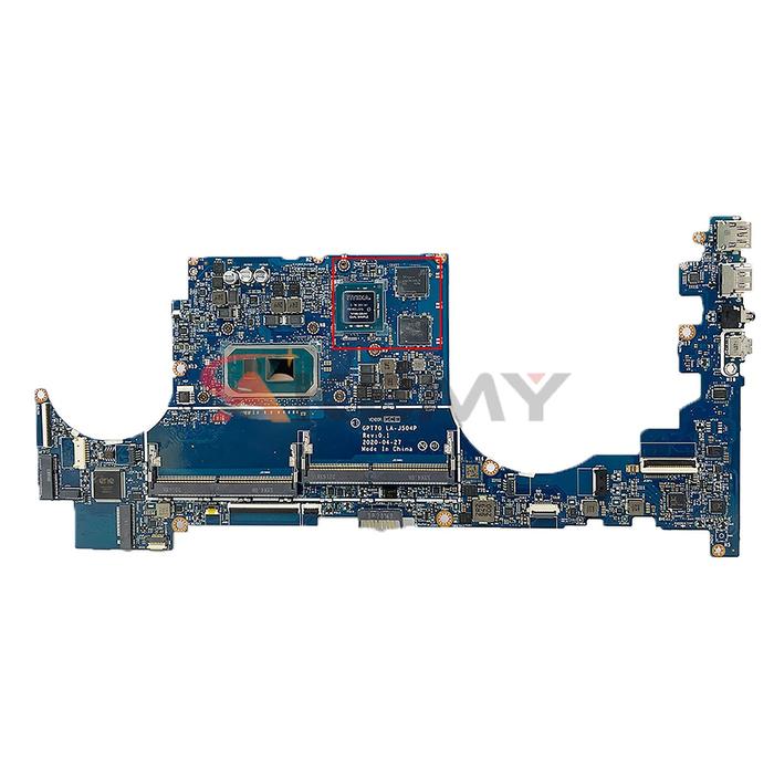Motherboard Laptop LA-J504P untuk HP 17-CG 17T-CG dengan I7-1165G7