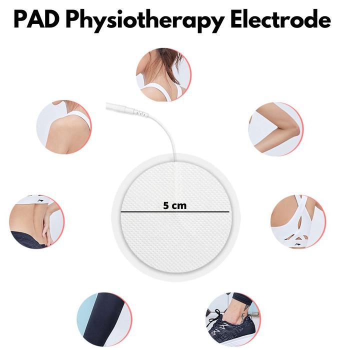 Pad Tens Elektroda Terapi Stroke Nyeri Sendi / Pad Tens Cervical Bulat - 5cm