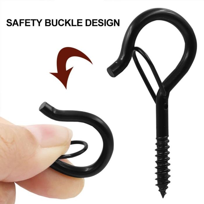 10pcs/Set Sekrup Cantolan Anti Jatuh Sekrup Hook Universal Sekrup Gantungan Sekrup Pengait Screw Hoo