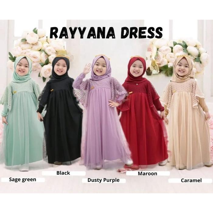 RAYYANA DRESS 2022 by rumah_ara gamis Rayyana by rumah ara MURAH