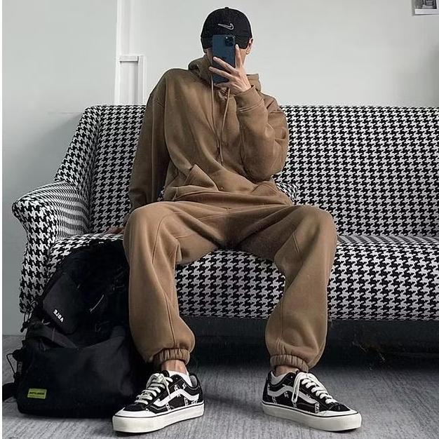 READY ONE SET SETELAN HOODIE JOGER POLOS M-5XL UP JUMBO BIGSIZE JAKET FLEECE KOREAN SE WANITA PRIA O