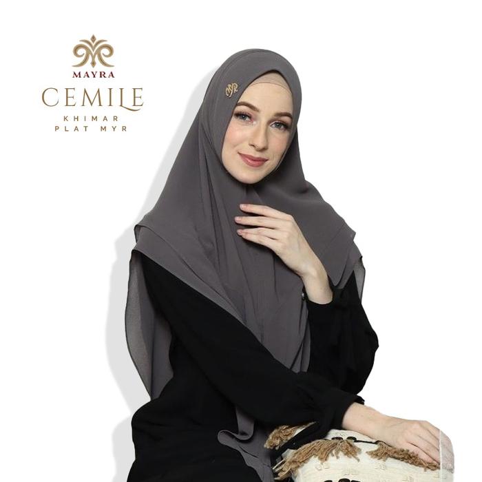 Dapatkan Khimar Cemile Plat By Mayra Moslem Wear