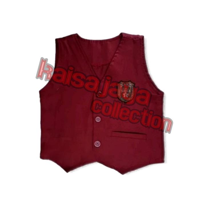 Rompi Jas Anak SD, Topi SD, Dasi SD, Sabuk kecil/besar SD, dengan Bahan famatex