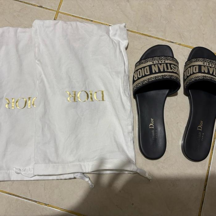 Christian Dior Sendal Dway Slide Original