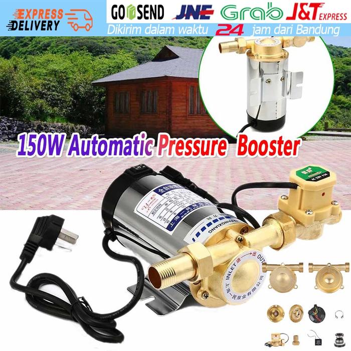 Pompa Pendorong Tekanan Air Water Booster Pump 150Watt Mesin Pompa Otomatis