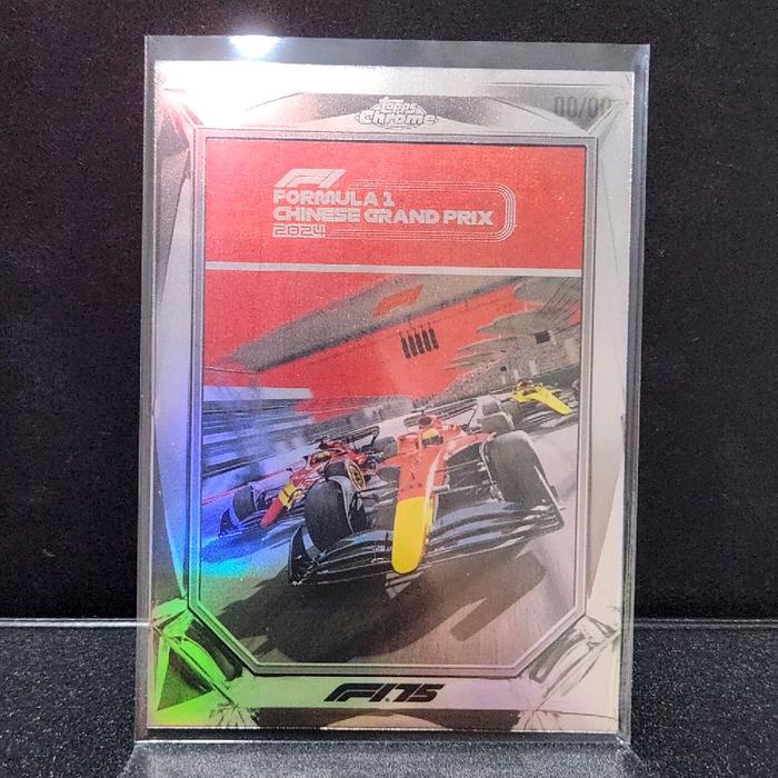 TOPPS CHROME F1 2025 - DIAMOND DRIVES CHINESE GRAND PRIX 00/00 #F175-6 KARTU FORMULA 1 CARD