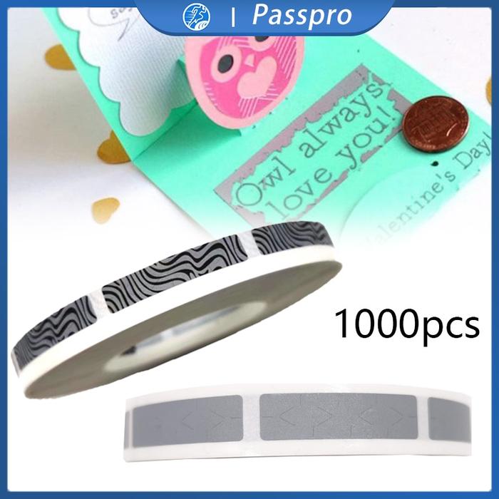 1000pcs Sticker Gosok Label Gosok Scratch Label Sticker Voucher Gosok Penutup Pin Voucher