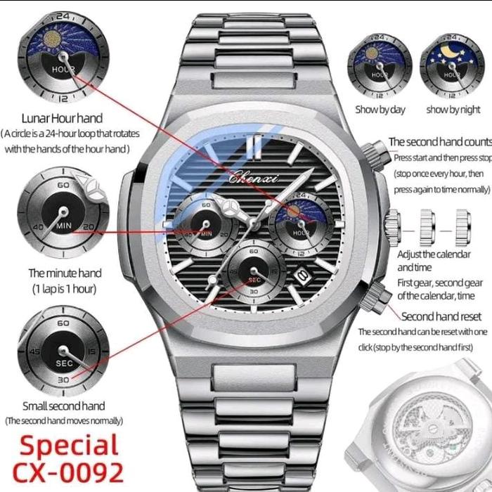Jam Tangan CHENXI0092(Pria)Jam Tam Automatic otomatis - Pria - Watches