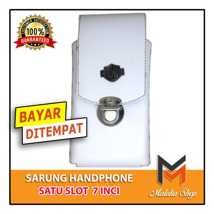 Sarung Handphone Pinggang Single Slot HD Big size 7 inc / Dompet Handphone HP Pinggang jumbo 1 slot 