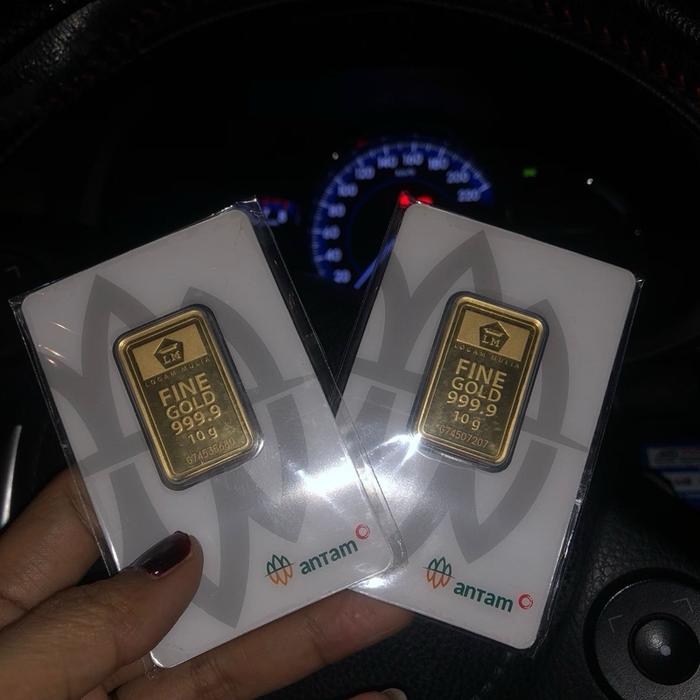 Emas Batangan Press (Fine Gold) merek Antam 10 gram