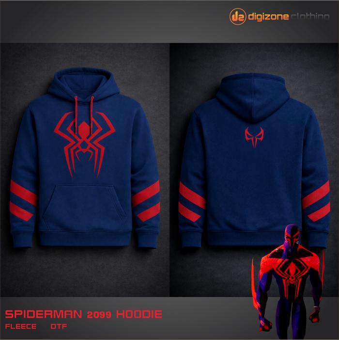 Jaket Hoodie Spiderman 2099 Semi Cosplay