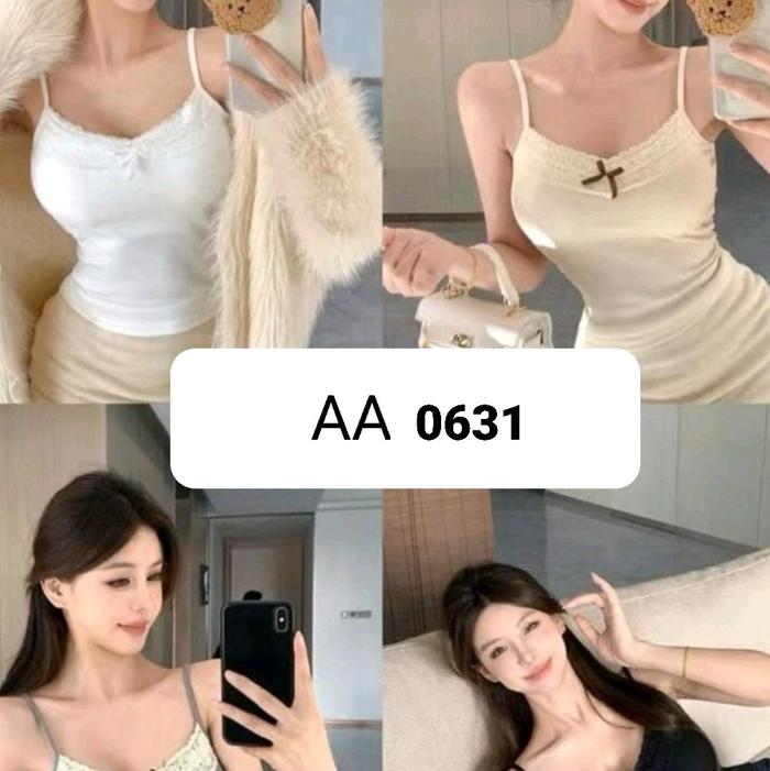 Tanktop with cup bra import AA0631