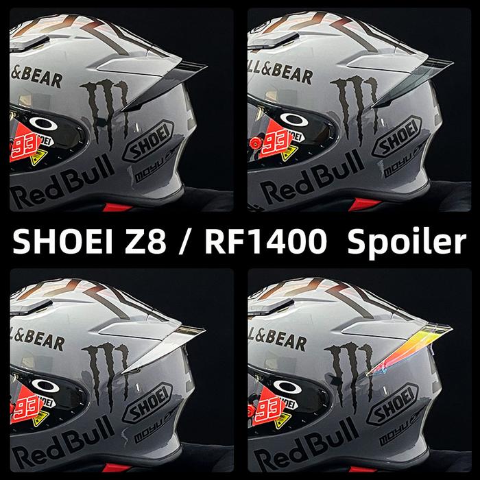 For SHOEI Z8/RF-1400 Spoiler Wing，SHOEI Z8/RF-1400 helmet visor Lens Full Face Anti-scratch Wind Shi
