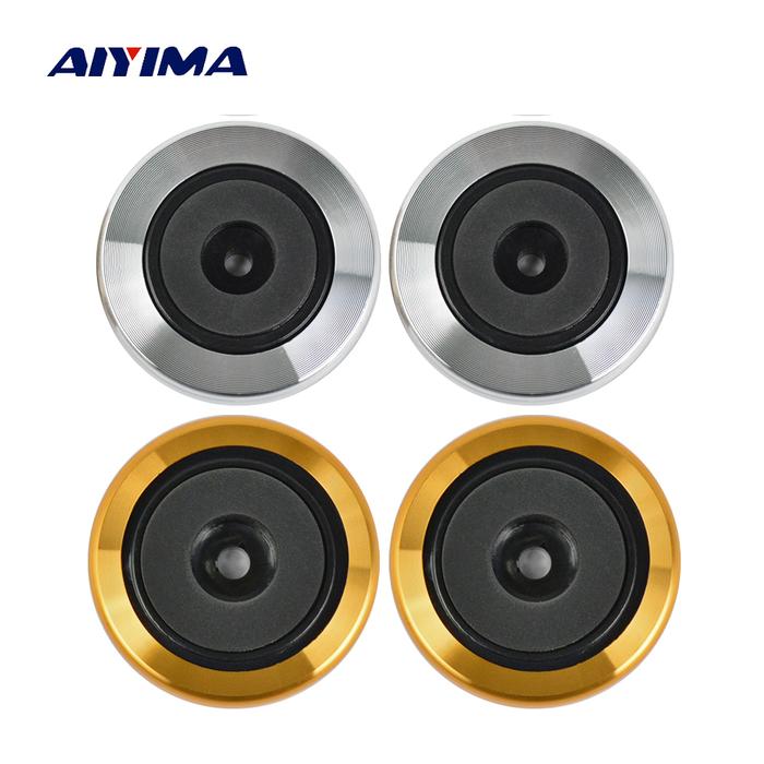 AIYIMA 4Pcs Mini Amplifiers Aluminum Speaker Foot Pads DIY For
