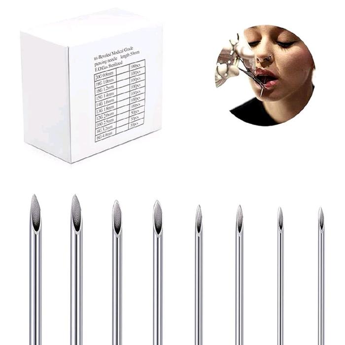 JARUM TINDIK STAINLESS / JARUM TINDIK STEARIL STAINLESS / NEDDLE PIERCING STAINLESS STEEL'