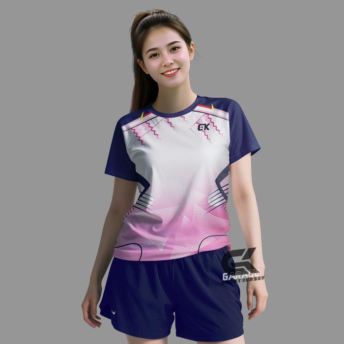 KAOS VOLLY WANITA BAJU VOLLY BAJU BADMINTON CEWEK BAJU VOLI PEREMPUAN JERSEY VOLI IMPORT