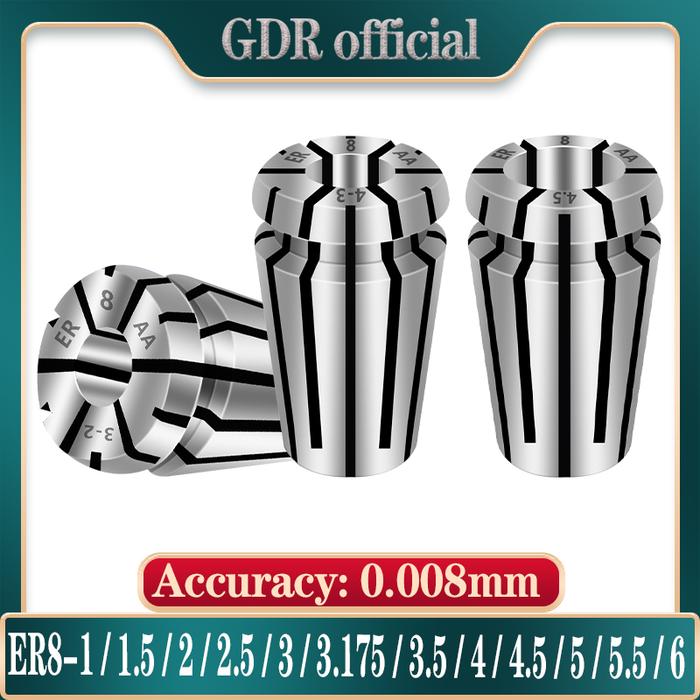 ER Collet Chuck er8 collet chuck ER8 collet er8 collet set 1mm 2mm