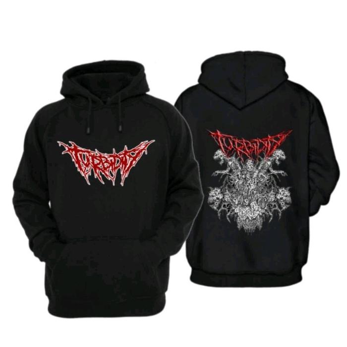 HOODIE BAND METAL TURBIDITY LOGO SABLON DISTRO PREMIUM UNISEX