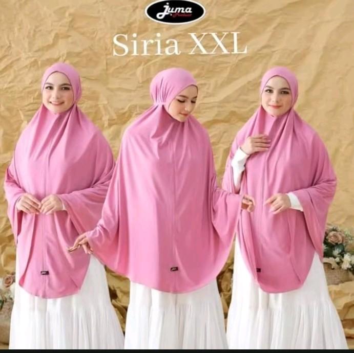 Hijab Juma Syiria XXL Jilbab Jumbo Jersey Kerudung Syar'i Murah Non Pad