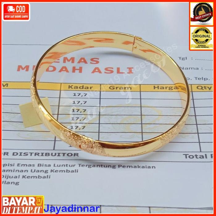 gelang emas mudah free surat kadar 17 7 gelang pasir