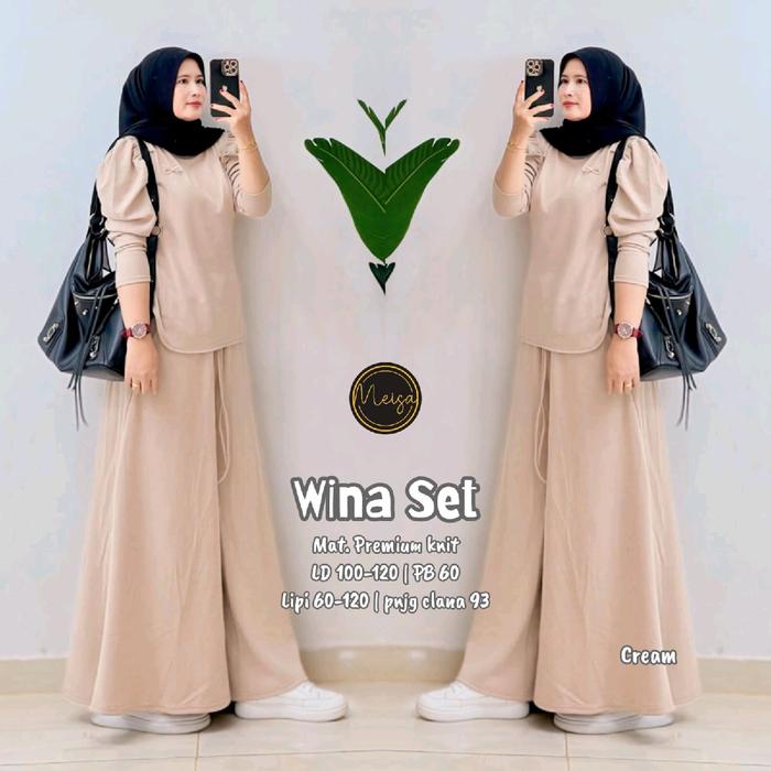 Wina Set Ory by Meisa Store Setelan Baju Dan Celana Dan Celana Panjang Wanita Dewasa Fashion Baju Tr
