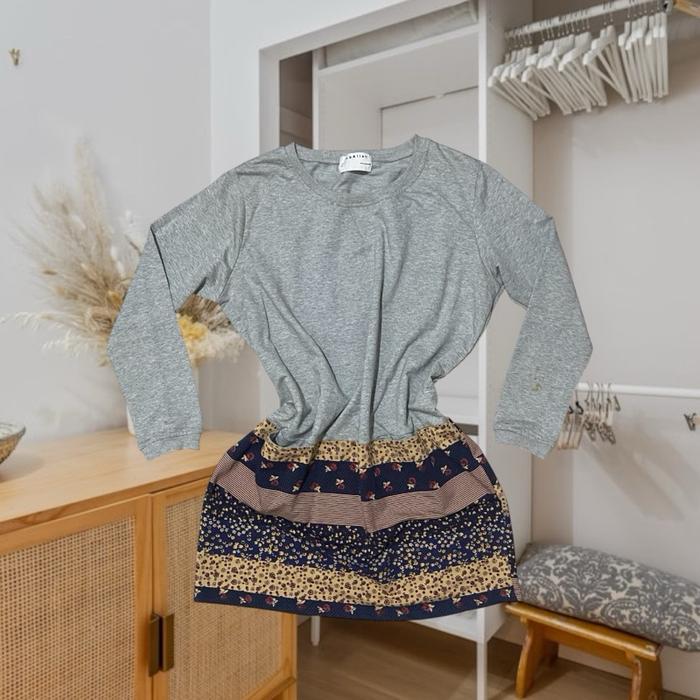 MM&Fish Tunik Shirt | Baju Panjang Hijab Friendly | Preloved Branded | Thrift Branded | Baju Prelove