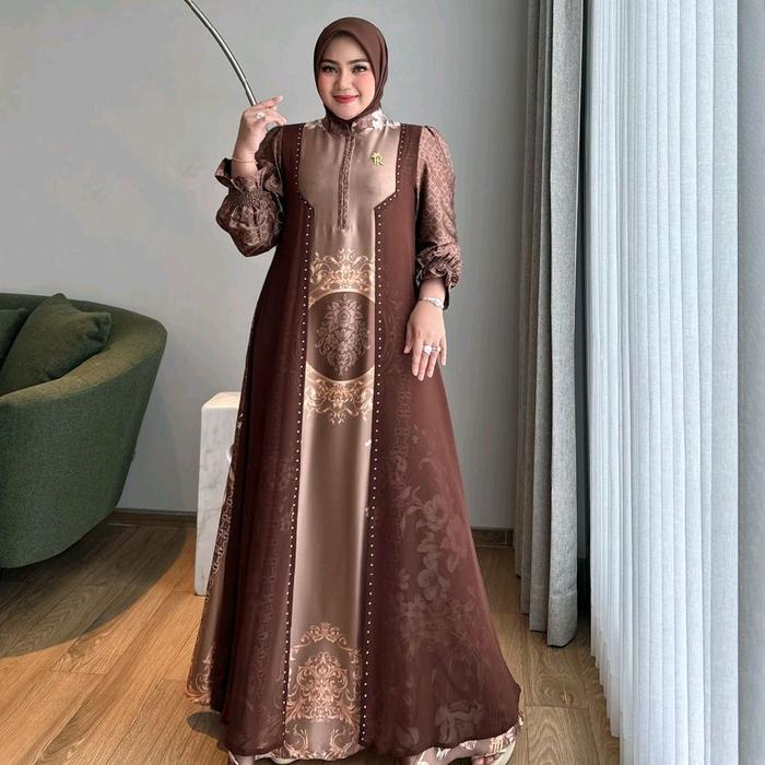 halwa dress by irna emerald  /gamis irna mewah /gamis jumbo irna