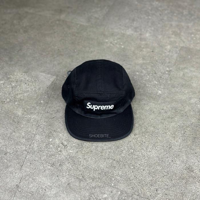 SUPREME WASHED CHINO TWILL CAMP CAP BLACK SS26 100% ORIGINAL