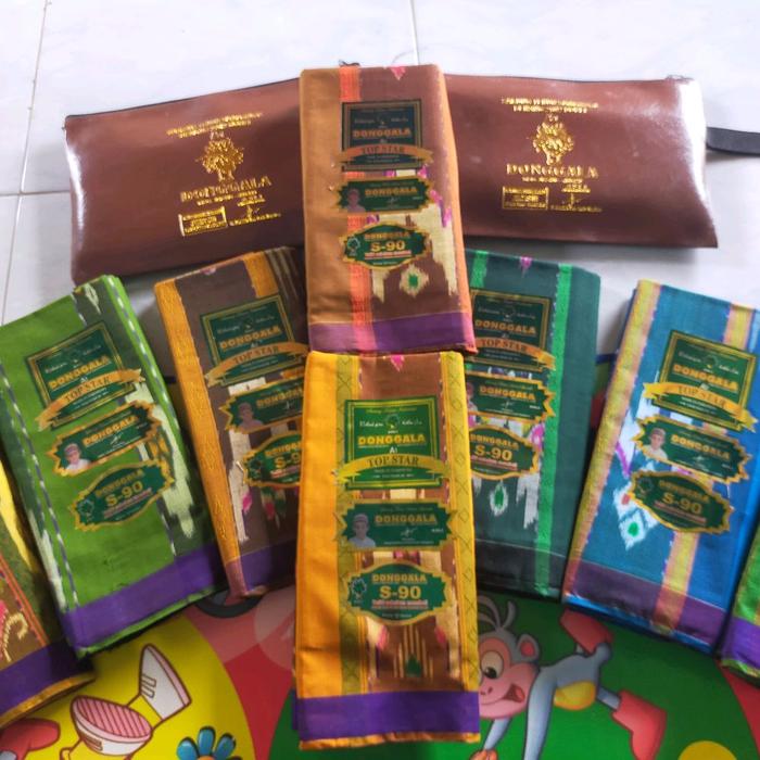 Donggala New ATBM Sarung Sutra Mezres Jahit Tengah Motif Terbaru A1