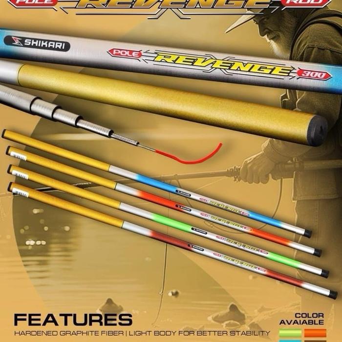 Joran Tegek Shikari Revenge alat pancing fiber