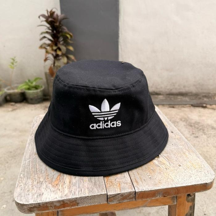Adidas Originals Trefoil Bucket Hat AC Black Ori Brand New