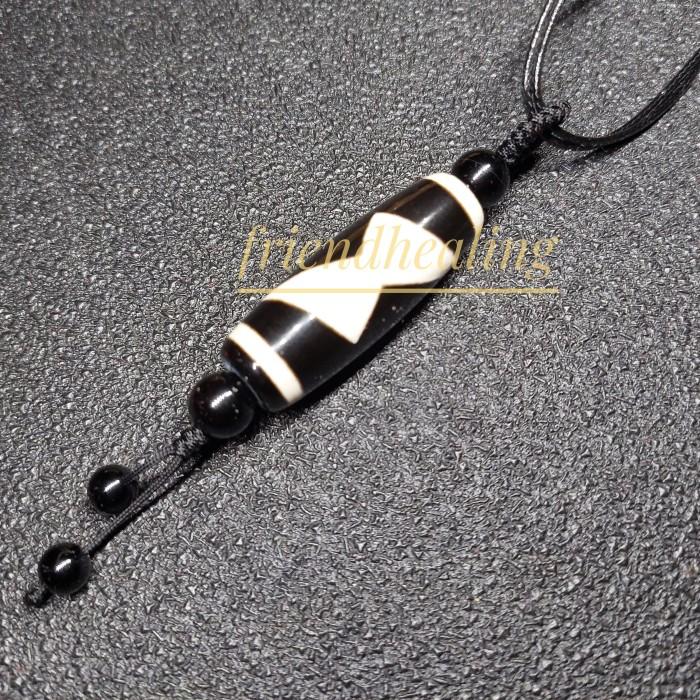 Jimat Pemanggil Kesuksesan Kalung Batu Tibet Dzi Bead Five Lighting