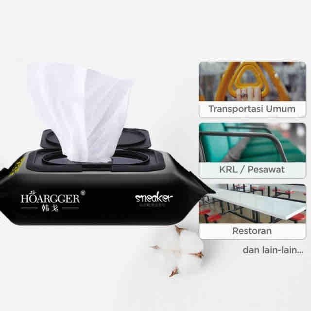 80 Lembar Tisu Pembersih Sepatu isi 80 Lembar / Tissue Basah Pembersih Sepatu Quick Wipes / Shoe Cle