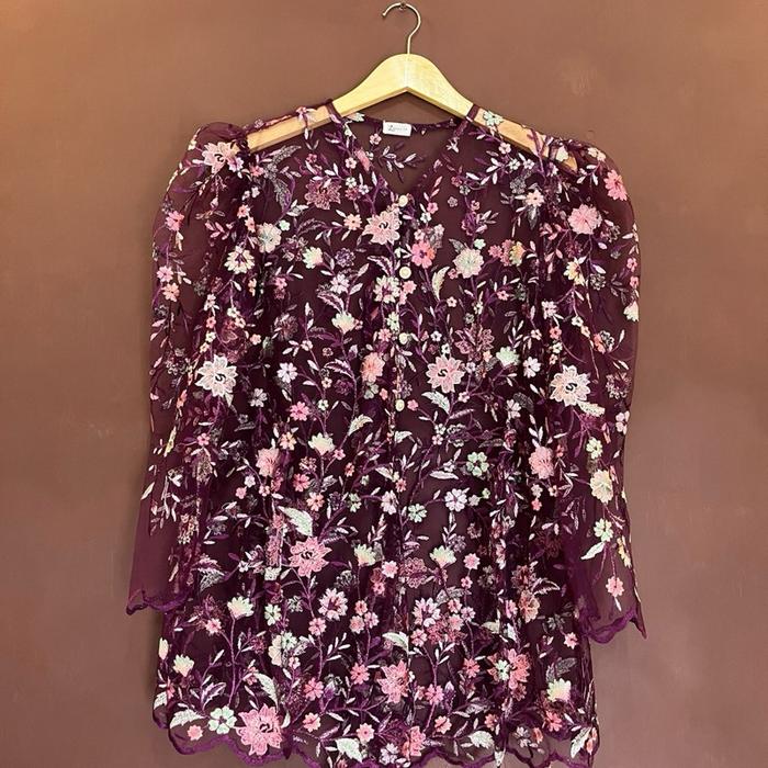 Neng ayu tunik brukat outer kondangan kebaya modern