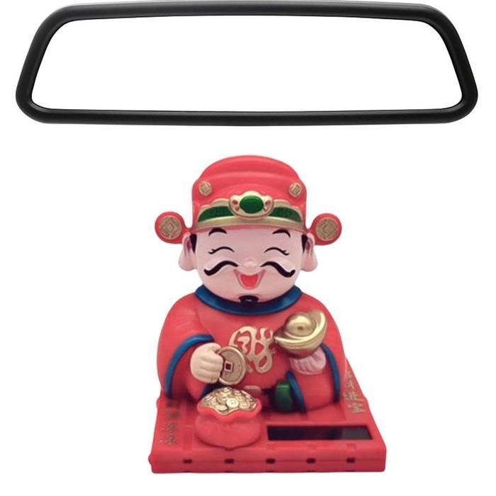 Cute Solar Car Ornament Toy Dashboard Figure Creative Chinese Style