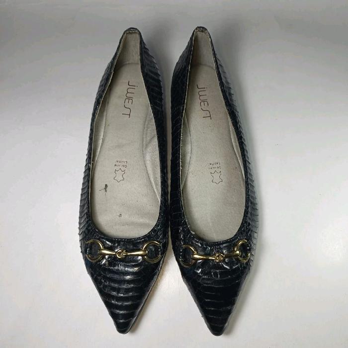 Jwest original leather flat 39 size woman shoes