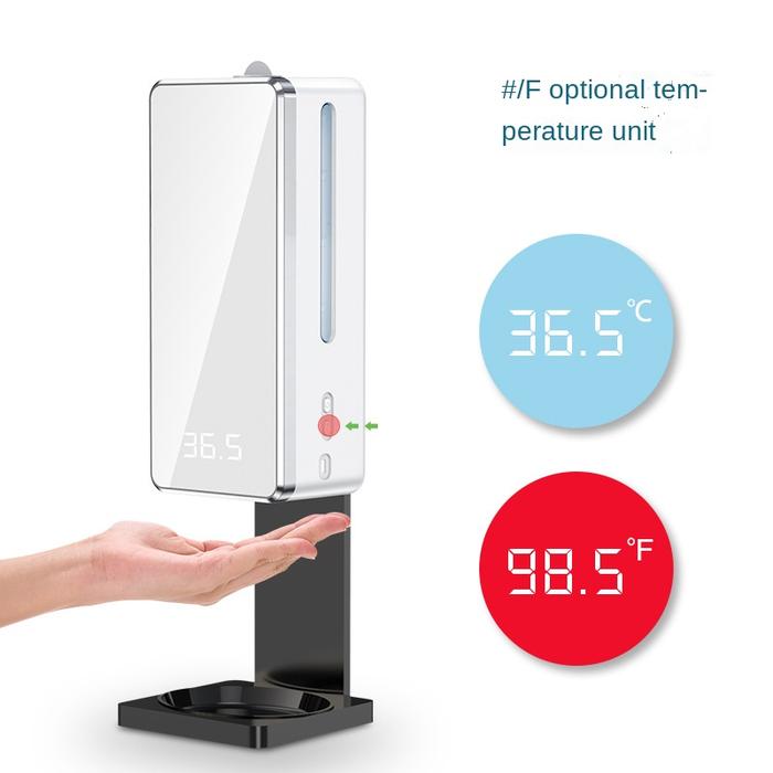 K10 Pro Auto Sensing Soap Dispenser Infrared Thermometer liquid soap