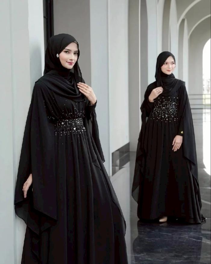 mayora kaftan wanita terbaru 2026 bahan ceruty babydoll Kekinian Elegant Mewah Gamis Muslim Dewasa