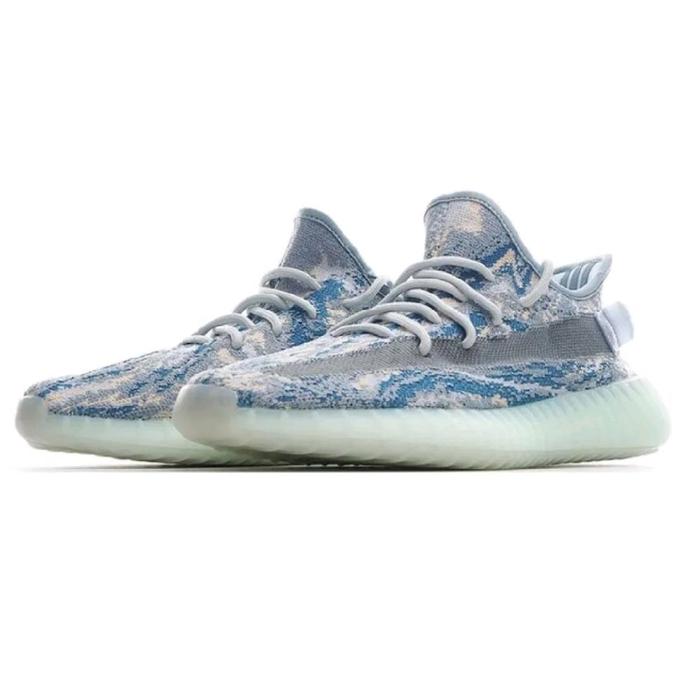sepatu adidas yeezy boost 350 v2 mx frost blue sneakers pria dan wanita sepatu sneakers