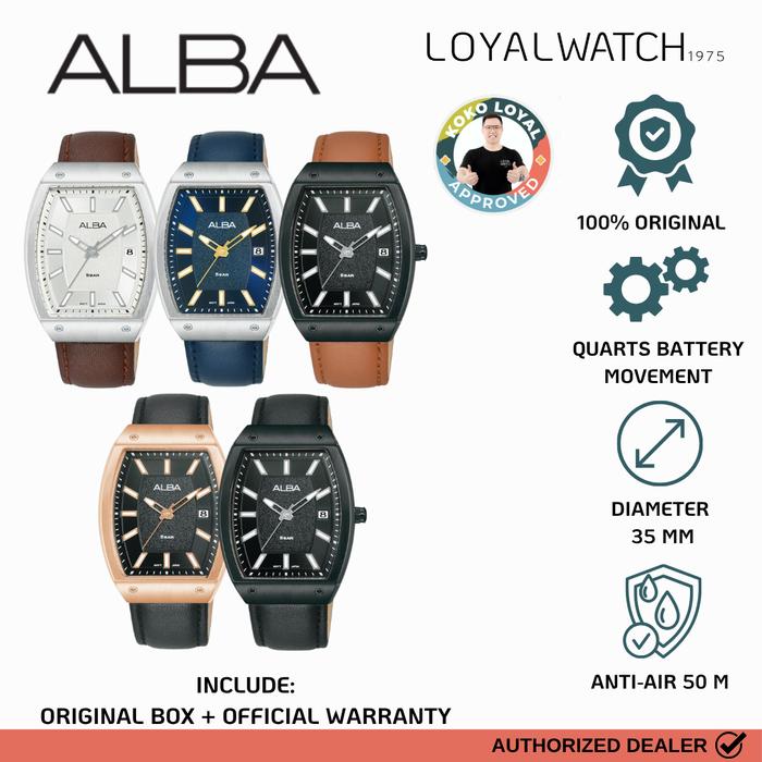 Jam Tangan Alba Stardust Pria AG8M81 AG8M84 AG8N19 AG8N21 AG8N23 Leather / Kulit Original Garansi Re
