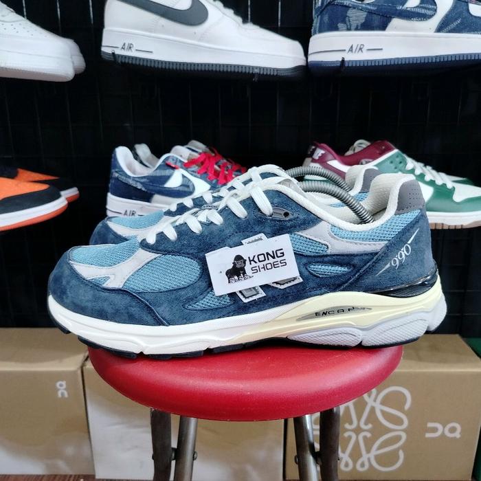 SEPATU TS X NB990 V3 NAVY 45