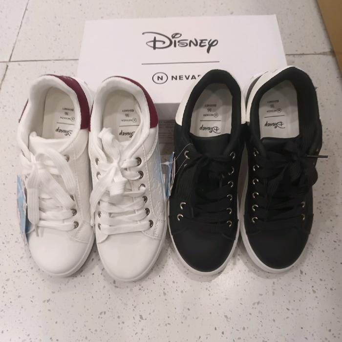 NEVADA DISNEY SEPATU SNEAKERS NEVADAXDISNEY ORIGINAL SEPATU HITAM SRPATU PUTIH WANITA SEPATU KASUAL 
