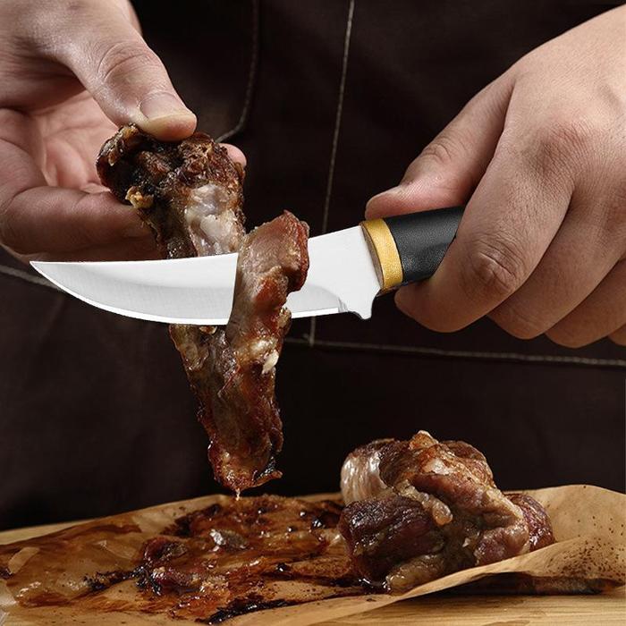 PISAU DORI JEPANG SUPER TAJAM PISAU GANTUNGAN KUNCI PISAU DAPUR DAGING SARUNG KULIT GROSIR