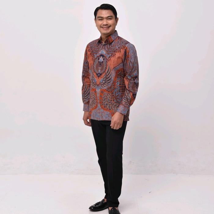 Batik Eyang Putri-Kemeja Katun Lengan Panjang
