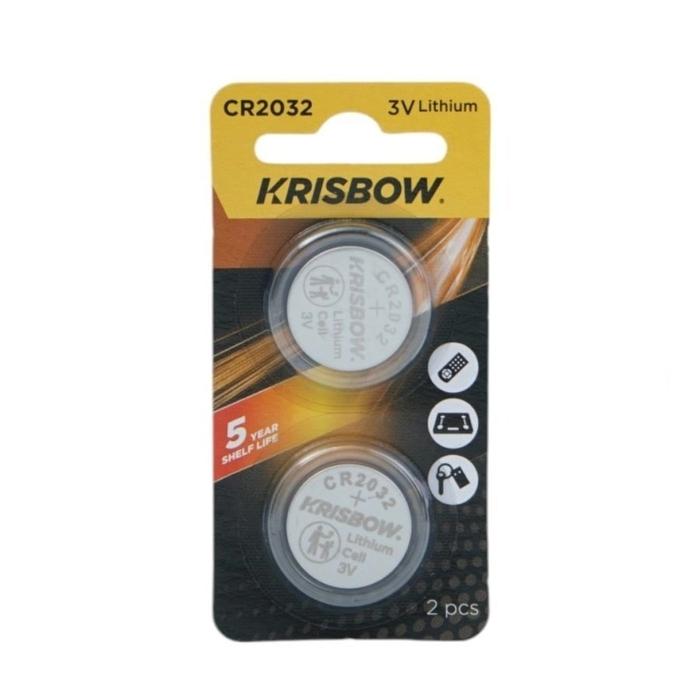 Tokosiap Baterai Cr2032 Cr2025 Cr2016 Timbangan Digital Krisbow