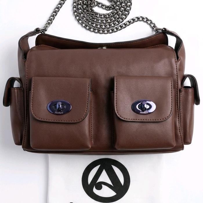 tas Andari coklat /  maroon/item /merah /sliping bag
