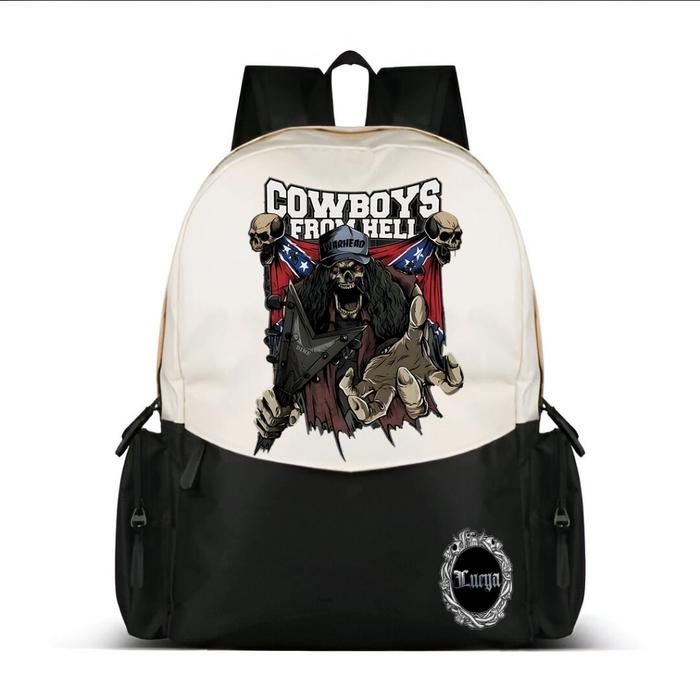 Tas Ransel Sekolah Band Anak Laki Laki dan Perempuan TK SD SMP SMA Remaja Terbaru Gambar Cowboy From