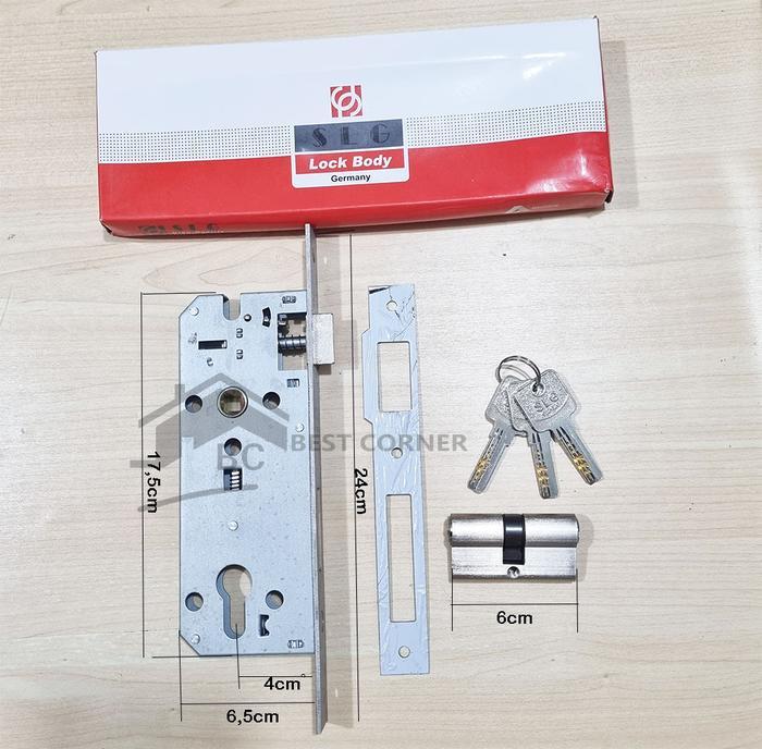 MORTISE LOCK / BODY KUNCI PINTU SWING / BODY LIDAH SOLIGEN 40MM SSS