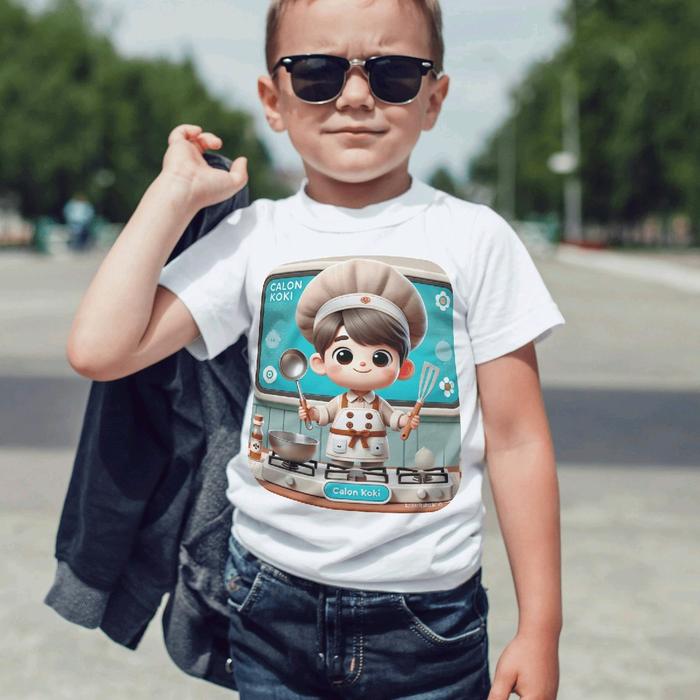 Kaos Anak Citaku Koki Cotton Combed 20s - Fashion, Bahan Premium 100% Cotton Combed 20s